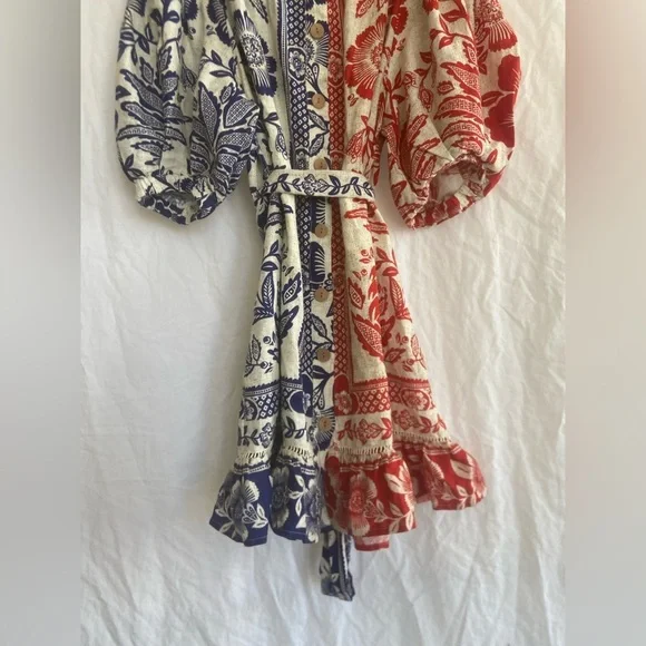 Farm Rio Mixed Pineapple Garden Mini Dress Small - Picture 11 of 16